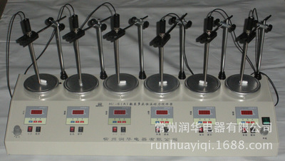 HJ-6A数显控温多头搅拌器产品简介：