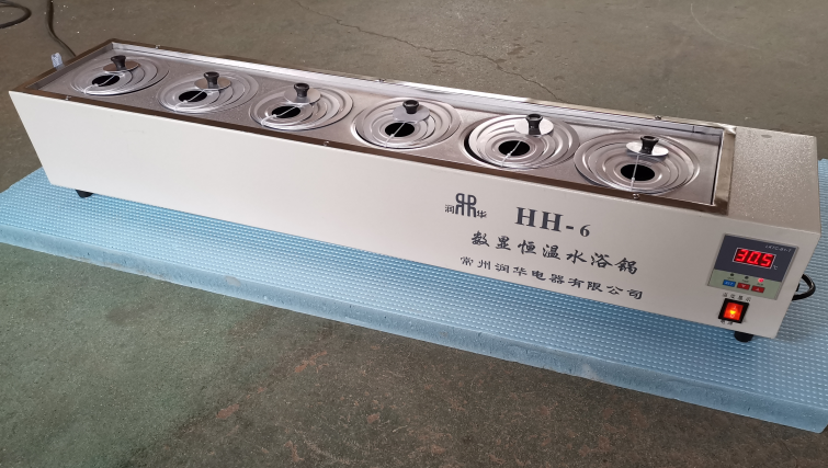 HH-6 六孔单列数显恒温水浴锅 智能控温 厂家推荐 品质优越